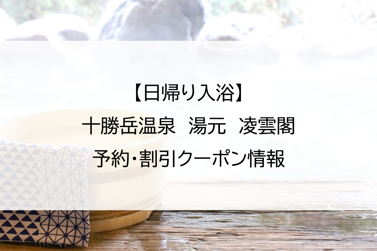 【日帰り入浴】十勝岳温泉　湯元　凌雲閣｜予約・割引クーポン情報